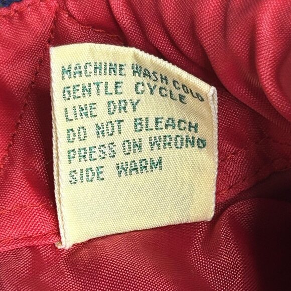 Vintage St. John's Bay Shirt Jacket Mens M Red Tartan Plaid Wool Lined CPO 90s - Picture 7 of 14